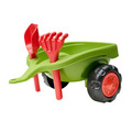 Gåtraktor Claas m/släp Grön Falk 